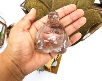 レビュー高評価の商品 Crystal Quartz Buddha OOAK RK200BOX34-2 - Etsy 置物