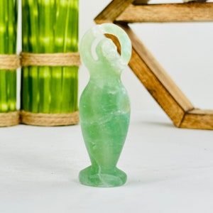 Fluorite Earth Goddess Stand