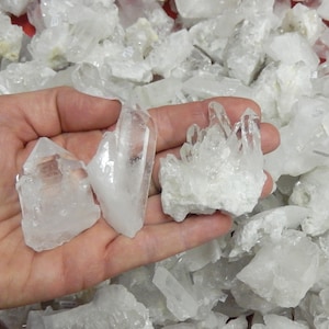 Crystal Quartz Cluster - Gorgeous Clear Crystal Quartz Point - (TS-212)