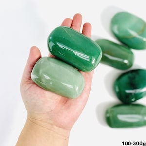 Green Aventurine Large Tumbled Stones - By Weight (OF1-S33)