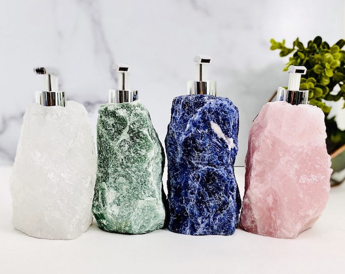 Rough Stone Soap Dispensers RK803 Etsy