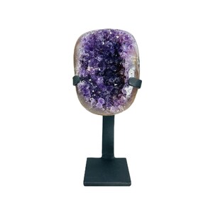 Amethyst Crystal Cluster on a Stand Crystal Spiritual Home Decor Wholesale Crystals
