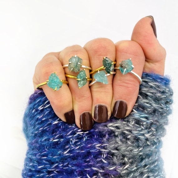 Fluorite 2024 stone ring