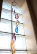 Agate Wind Chimes Mix Color Agate Slice Windchime - Home Decór - Spiritual Gift - Crystal Collection (OB2B10) 