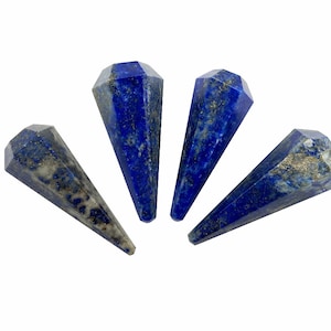 Lapis Lazuli Pendulum Point - Metaphysical - Chakra - Crystal Grids - (RK22B23)