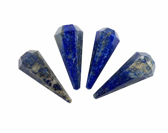 Lapis Lazuli Pendulum Point - Metaphysical - Chakra - Crystal Grids - (RK22B23)