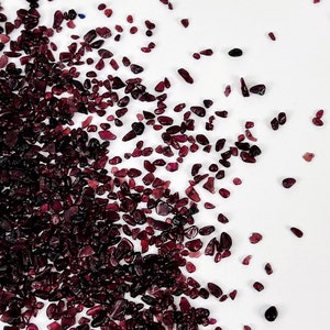Garnet 1lb Crystal Chips - Small Chips - Tumbled Stones Wholesale Crystals Bulk Minerals