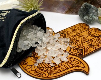 Energetic Pillow filled with Tumbled Stones (RK24)