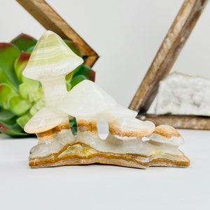 Calcite Mushroom Display OOAK