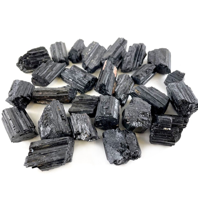 Black Tourmaline Natural Tourmaline Rod from Brazil By Piece, Purchase 1, 5, 10, 25, 50, or 100 pieces TS-116 image 4