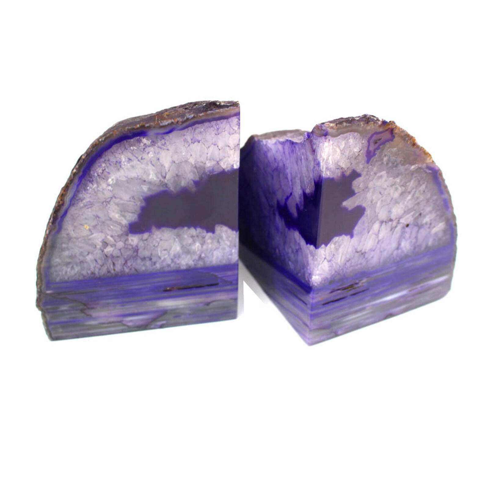 agate bookends agate bookends