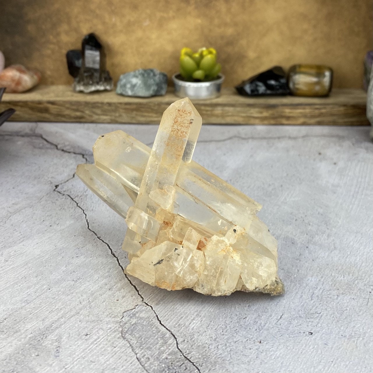 Grappe De Quartz Mandarine