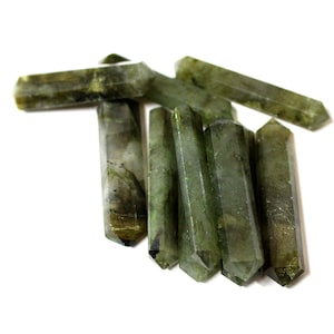 Labradorite Flat Double Terminated Pencil Point