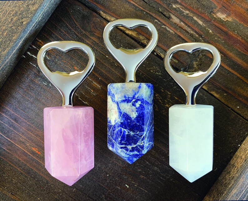 Clear Quartz Cutlery- Crystal Collection Feng Shui Crystal Quartz Bottle Opener RK145B15