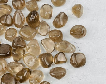 1 Pfund Rauchquarz Kristall kleine getrommelte Steine Bulk Kristalle Kristalle