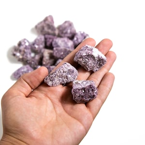 Lepidolite Chunks - 1 lb Bag - Raw Chunks Rough Stone (TS-167)