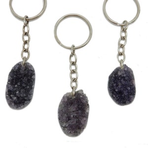 Druzy Crystal Keychain Spiritual Gift