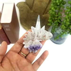 Amethyst Unicorn Crystal Head Slices -You choose