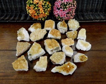 Citrine Cluster - Clusters By Piece -  Chakra Crystals - Gift - Home decor (HCB-03)