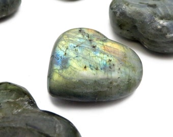 Labradorite Heart Shaped Stone (HRTS-S2-B26)