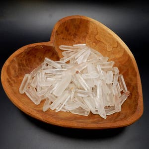 Laser Crystal Points thin  1/2lb, 1 lb or 5lb of Crystal Quartz Points (WBTS-16)
