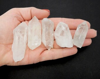 Brazilian Crystal Points - Grade A, 1 Pound Lot (2-5cm)