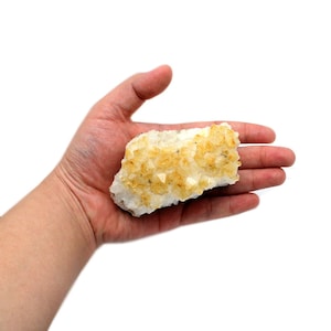 1/2 lb Citrine Cluster - Golden Amethyst Citrine Cluster Power Stone - A Grade from Brazil- Half Pound - Citrine Crystal