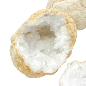 Large White Druzy Geode - Break Your Own Geode, Home Decor