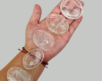 Crystal Quartz Palm Stones (RK14B1)