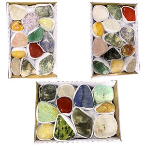 Tumbled Gemstone Mix – 1.5-2 lbs, Assorted Crystals