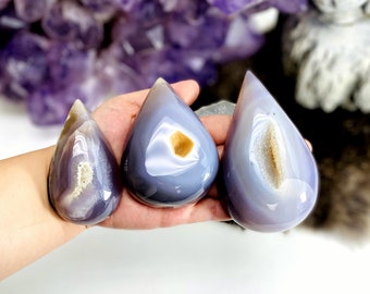 Agate Druzy Teardrops - By Size (RK200BOX23)