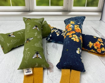 Jumbo Cat Toy with Buckwheat Hulls and Catnip &quot;Kit Nip Cuddle&quot;  made by Simply B Vermont