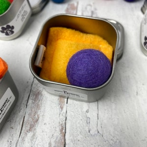 Catnip Filled Ravioli and Felted Meatball Cat Toy Gift Set image 9