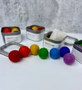 Catnip Infused Felted Balls with Recharging Tin by Simply B Vermont