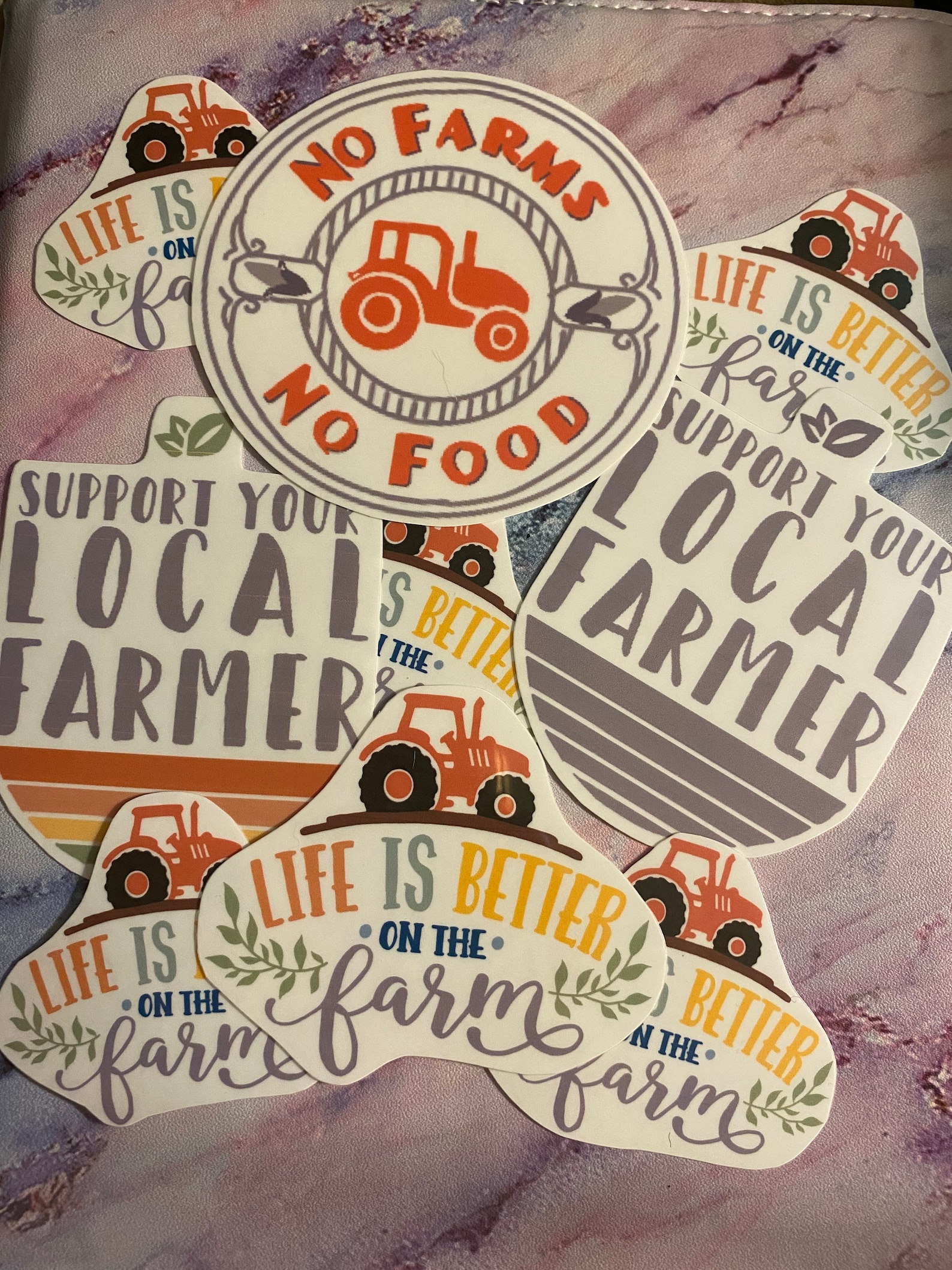 Handmade Vinyl Stickers Farm Stickers Etsy