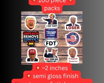 Anti Trump Vinyl Sticker Pack, Anti Fascist, Anti Racist