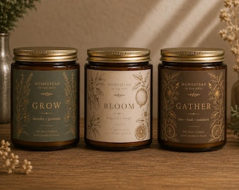 Homestead In The West - Cottage Garden Candle Set