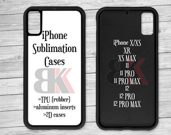 Etui na iPhone'a do nadruku metodą sublimacji, 5 sztuk