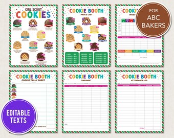 Girl Scout Cookie Price Sheet - Etsy