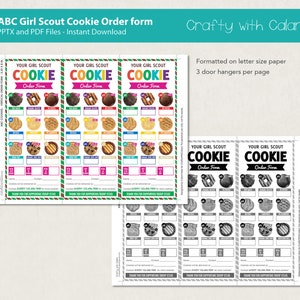 Girl Scout Cookie 2024 Order Form, ABC Cookie Order Form Printable ...
