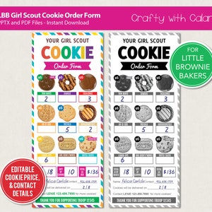 Girl Scout Cookie 2024 Order Form, LBB Cookie Order Form Printable ...