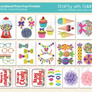 Candyland Party Photo Booth Prop, Candyland Theme Photo Booth Prop ...