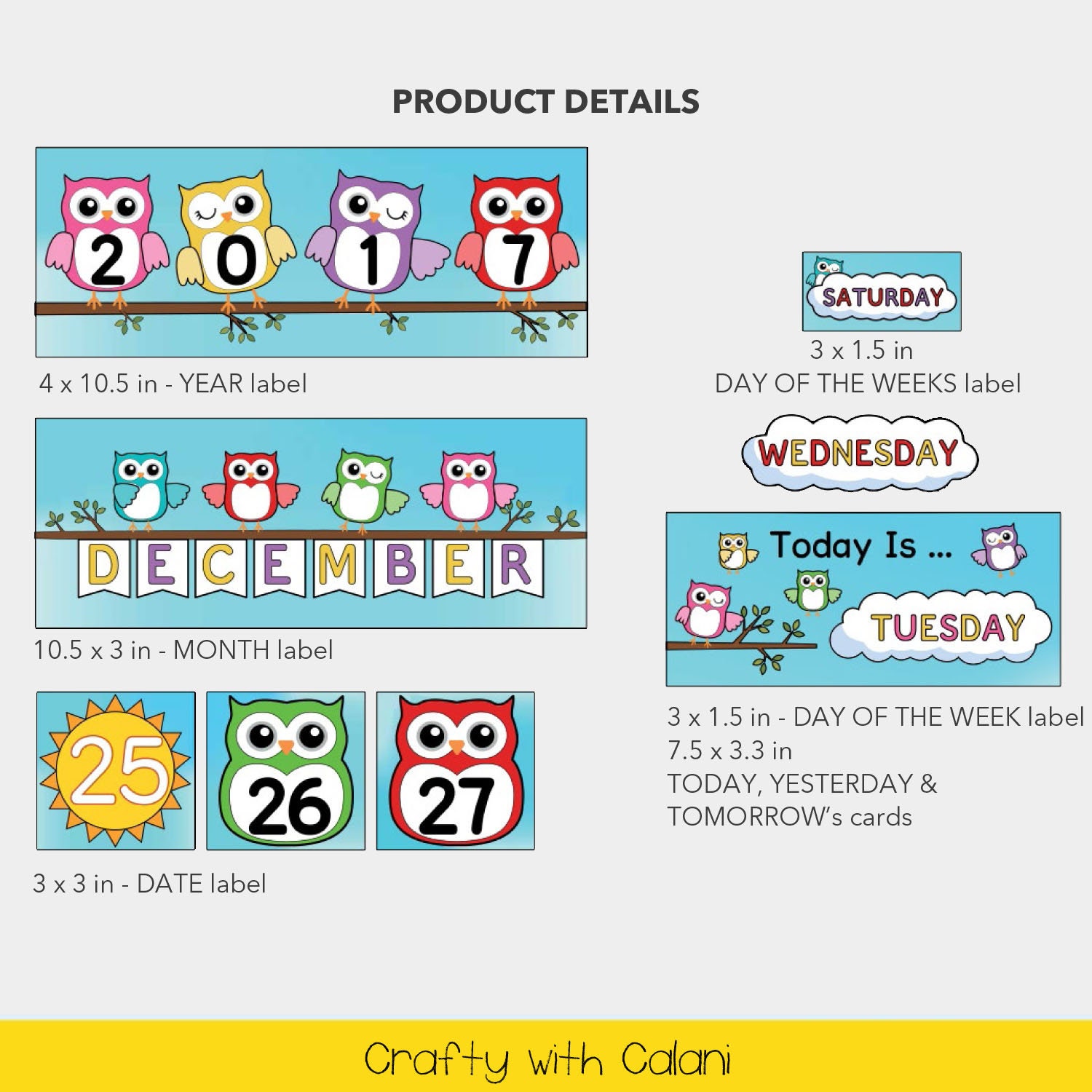 Calendar Classroom Decoration, Owl Classroom Theme, Editable Classroom Wall Calendar, Classroom Management, Cute Owl Calendar Bulletin Board - Etsy calendar-classroom-decoration-owl-classroom-theme-editable-classroom-wall-calendar-classroom-management-cute-owl-calendar-bulletin-board-etsy