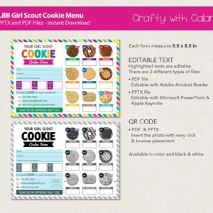 Girl Scout Cookie 2024 Order Form, LBB Cookie Order Form Printable ...