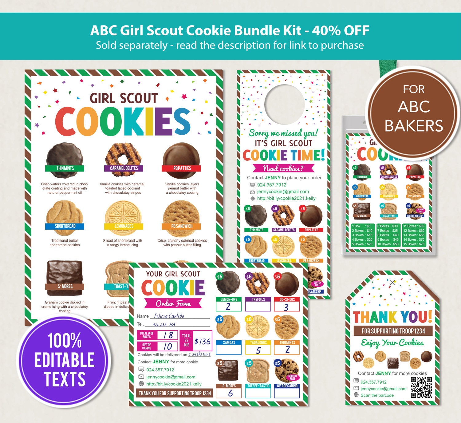 Girl Scout Cookie Flyer Printable