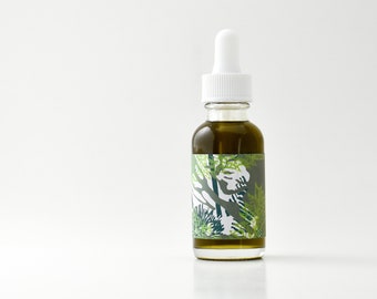 Super Green Face Oil / Serum / For oily , blemished , acne prone skin, non-comedogenic, herbal, nourishing