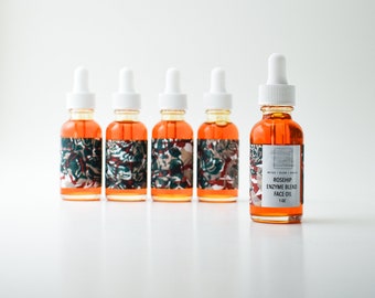 Rosehip Enzyme Face Oil: Anti-Aging Botanical Blend
