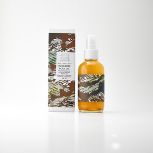 Rockrose Body Oil Perfumed Skin Smoothing Body Oil with Ancient Resins and Precious Oils