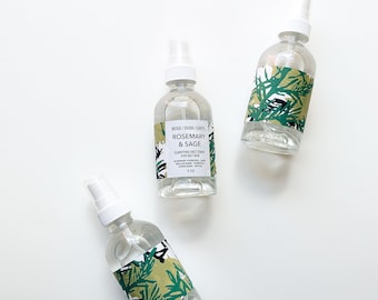 Rosemary & Sage Face Toner / Hydrosol / Clarifying For Oily and Acne Prone Skin