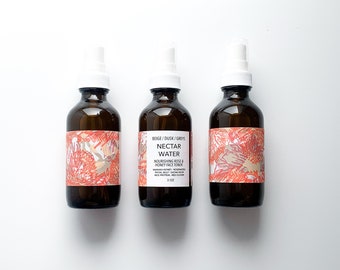 Rose & Manuka Honey Facial Toner, Hydrating Nectar Water